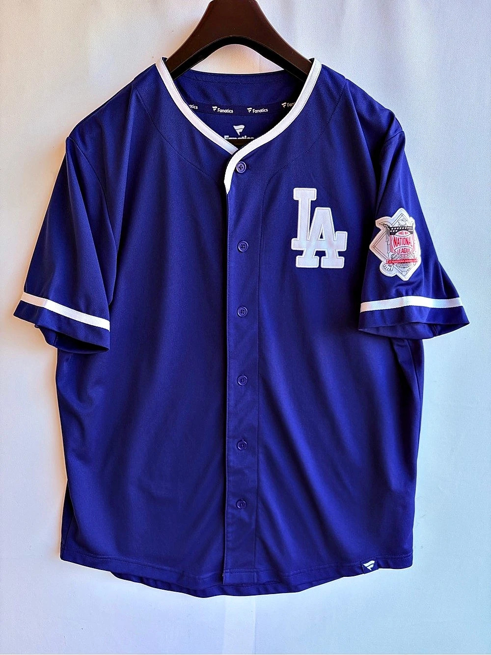 Fanatics Los Angeles Dodgers National League jersey Blue & White Large